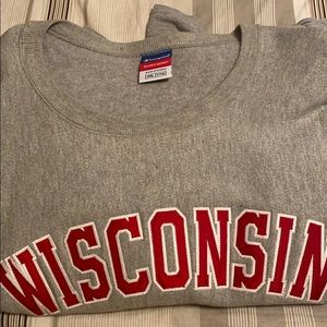 Champion brand sweatshirt.